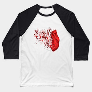 Shattered Heart Baseball T-Shirt